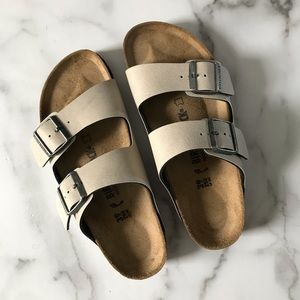 Worn once: Birkenstock Arizona sandals